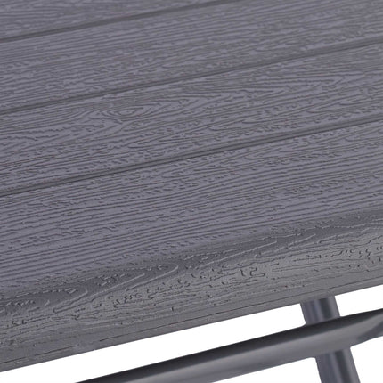 3-piece balcony furniture set in wooden look