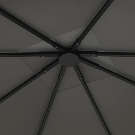 3x3 m paviljono pakaitinis stogelis, atsparus vandeniui, UPF30+