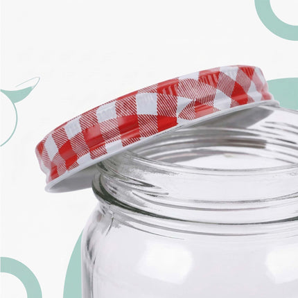 400 ml Glass Jam Jars Set – Twist-Off Airtight Lids