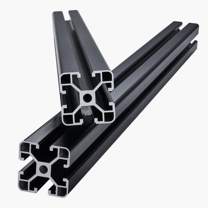 4040 T-Slot Aluminum Extrusion, 600 mm, 4 Pack, Black