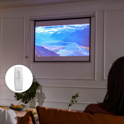 Electric projector screen 4:3, 171x130 cm with remote control