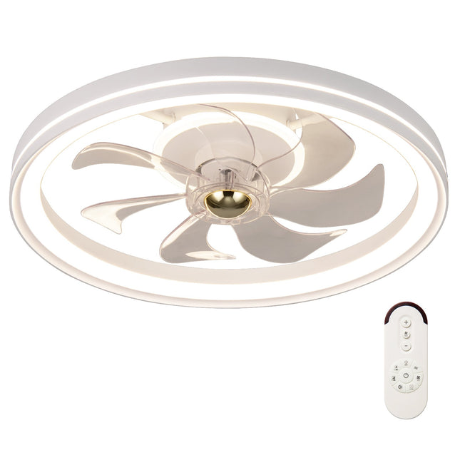 48 cm lubinis ventiliatorius su apšvietimu, dvipusis, pritemdomas LED