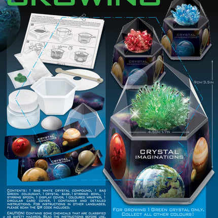4M „pasidaryk pats“ rinkinys „Crystal Imaginations“ žalias