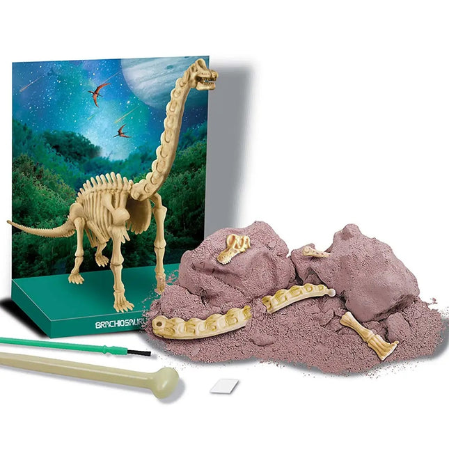 4M Kidzlabs rankdarbių rinkinys „Brachiozauro skeletas“