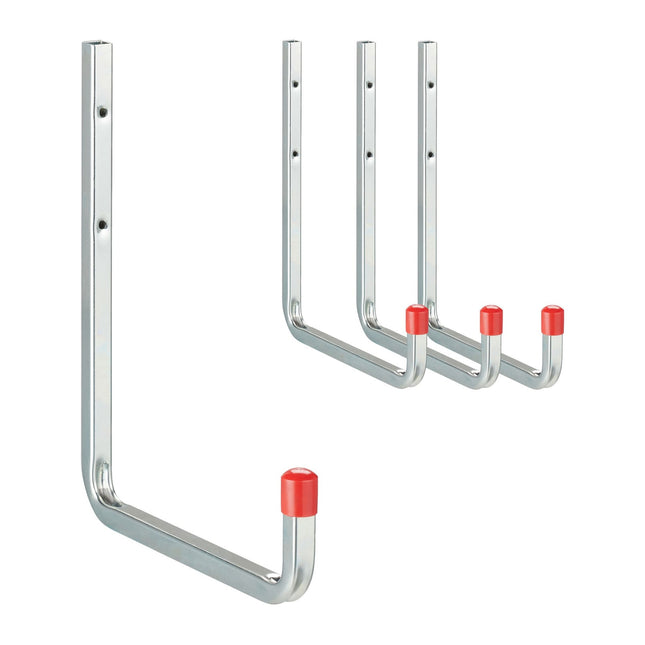 4-Piece Steel U-Shaped Wall Hooks