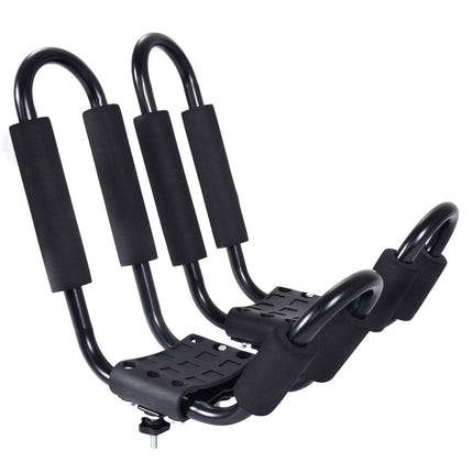 4 x kayak carrier boat holder universal for car roof racks including 4 all-purpose straps