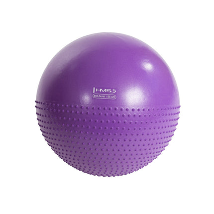 55 cm violetinis gimnastikos kamuolys mankštai ir kūno rengybai