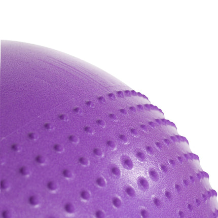 55 cm violetinis gimnastikos kamuolys mankštai ir kūno rengybai