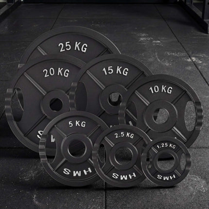 5 Kg Black Olympic Weight Plate, Cast Iron