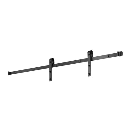 6FT Sliding Barn Door Hardware Kit, 330 lb, Black