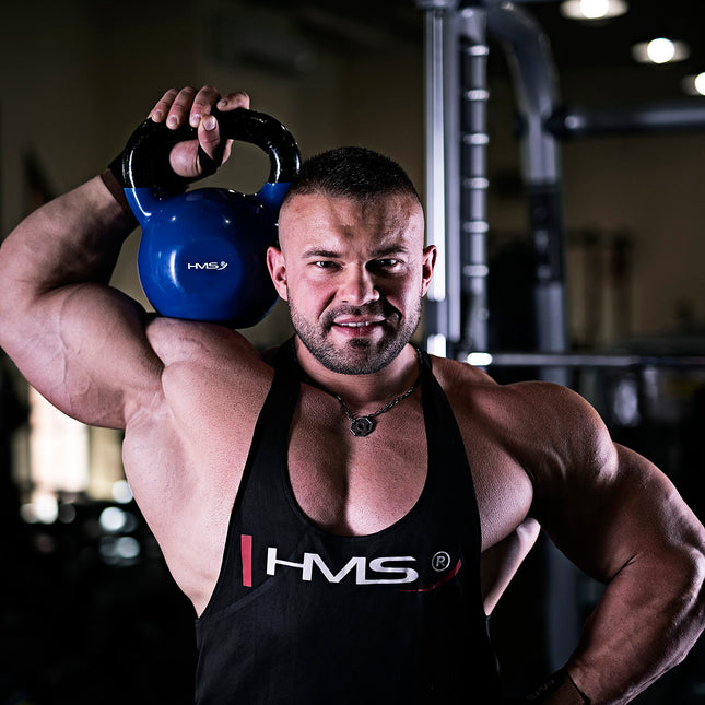 6 kg ketaus svarmuo - mėlynas