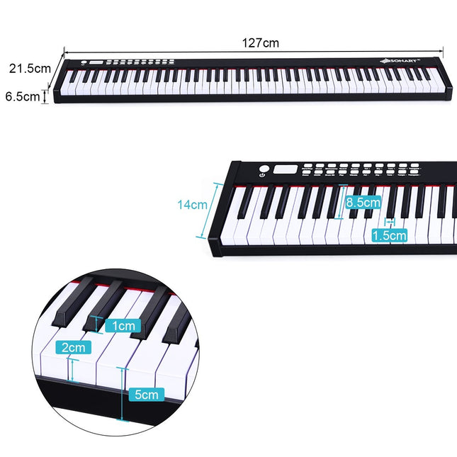 88 klavišų skaitmeninis pianinas-klaviatūra elektroninio pianino klaviatūros nešiojimo dėklas