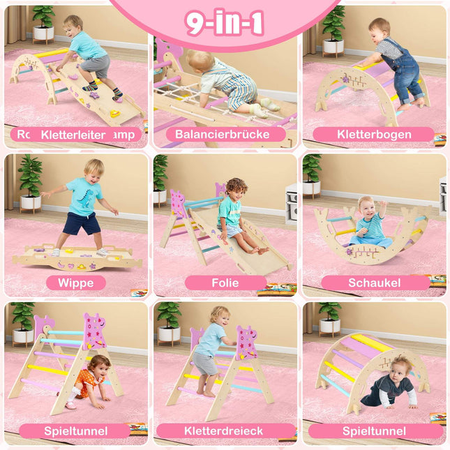 8 viename medinis Montessori laipiojimo rinkinys vaikams