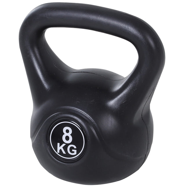 8 kg svarmuo, smėliu užpildytas, juodas, skirtas pradedantiesiems