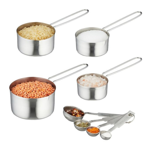 8-piece set with measuring jug and measuring spoon