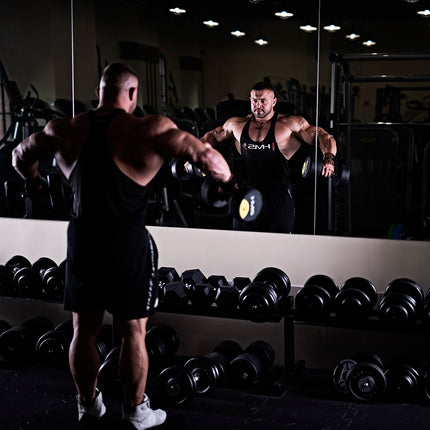 9 kg Rubber Dumbbell – Home Gym Equipment