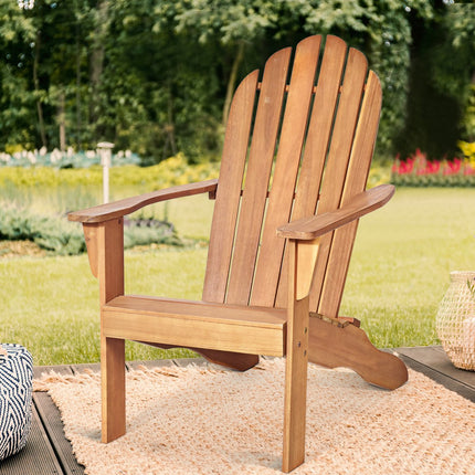 Adirondack sodo kėdė - akacijos mediena, ergonomiškas dizainas