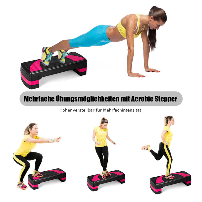 Reguliuojamas aerobinis žingsnelis, 3 aukščiai, 250 kg keliamoji galia