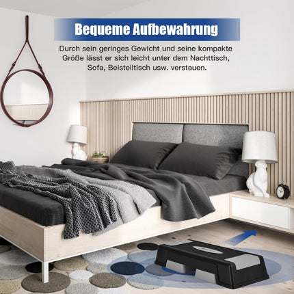 Reguliuojamas aerobinis žingsnelis, 3 aukščiai, neslystantis, pilkas