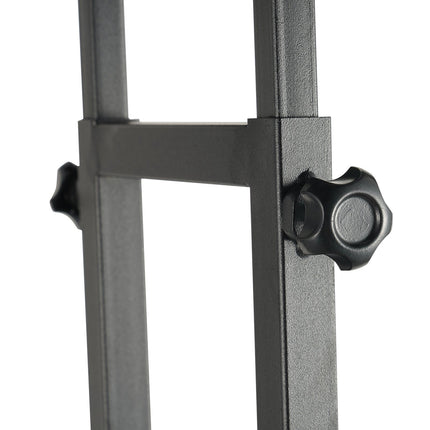 Adjustable Double-Sided Floor Poster Stand, Black, 1905 mm