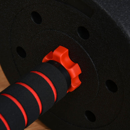Reguliuojamo svorio hantelių rinkinys 25 kg, profesionalus svorių kilnojimas, hanteliai ir štanga, jėgos lavinimas namams, fitnesui