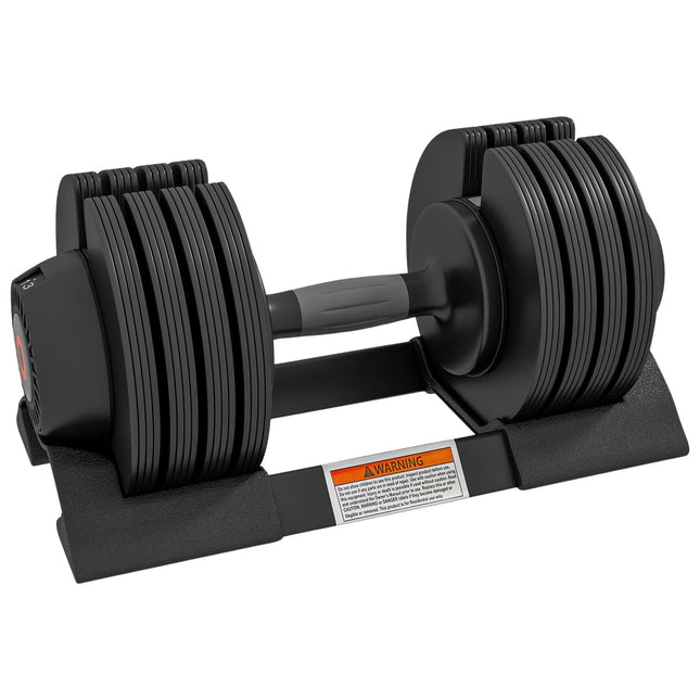 Reguliuojamo svorio hantelių rinkinys - 7-24 kg, neslystanti rankena
