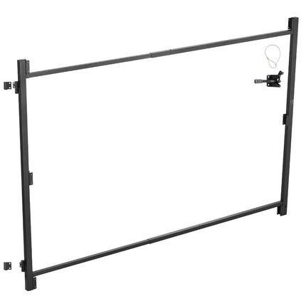 Adjustable Gate Frame Kit, 60–96 in, Anti-Sag, Latch