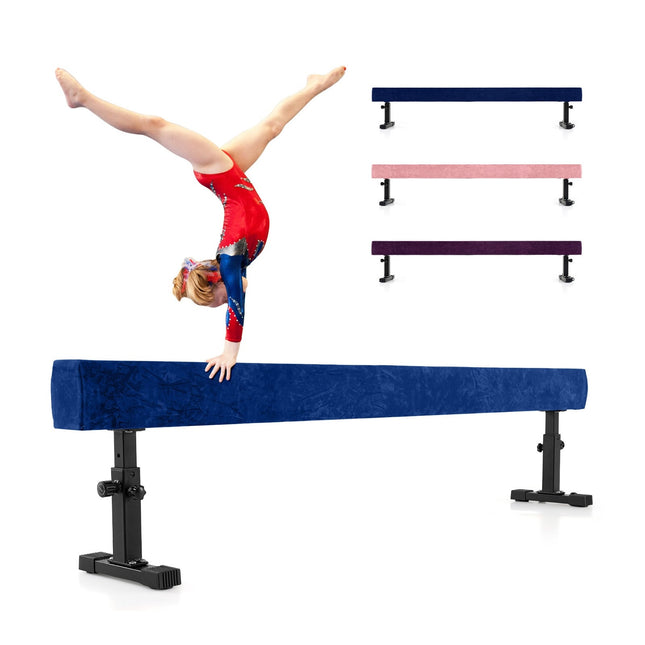 Reguliuojama gimnastikos sija, 226 cm, 3 aukščiai, mėlyna