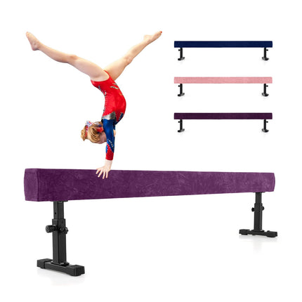 Reguliuojama gimnastikos sija, 226 cm, 3 aukščiai, violetinė