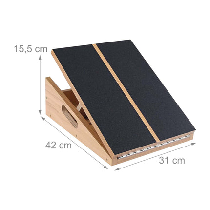Adjustable Incline Board for Calf Stretching, 5 Angles, 150 kg Max Load