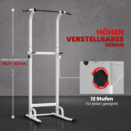 Reguliuojamas jėgos bokšto tipo pritūpimų stovas, 176,5–227 cm, keliamoji galia 120 kg