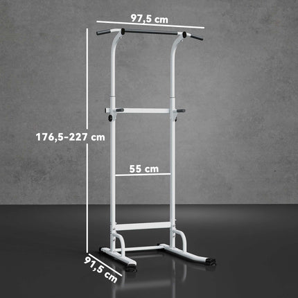 Reguliuojamas jėgos bokšto tipo pritūpimų stovas, 176,5–227 cm, keliamoji galia 120 kg