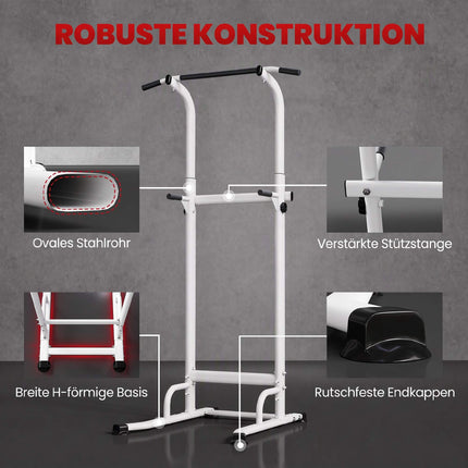 Reguliuojamas jėgos bokšto tipo pritūpimų stovas, 176,5–227 cm, keliamoji galia 120 kg