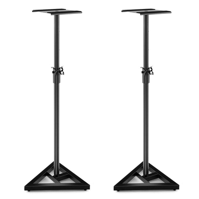 Reguliuojami garsiakalbių stovai, 97-157 cm, 50 kg keliamoji galia, juodi