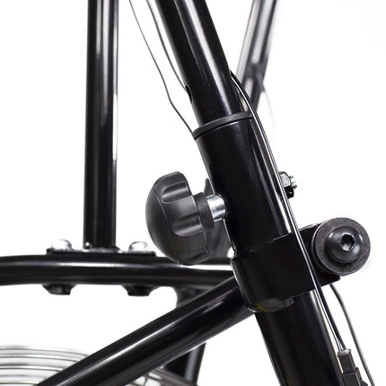 Air Bike with Front Grips for Full-Body Cardio, Pulse Sensors, Max 110 kg