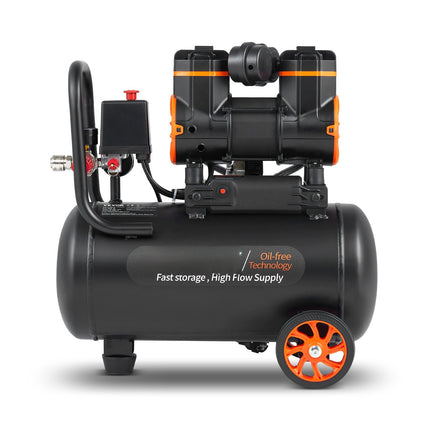 Air Compressor 4.8 Gallon, 900W Oil-Free, 70 dB
