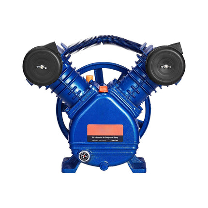 Air Compressor Pump Head, 3HP Twin-Cylinder 6.25 CFM
