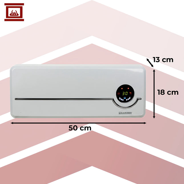 Oro užuolaidų šildytuvas, 2000 W, WiFi, nuotolinio valdymo pultas