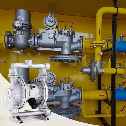 Air Operated Double Diaphragm Pump, 44 GPM, 115 PSI