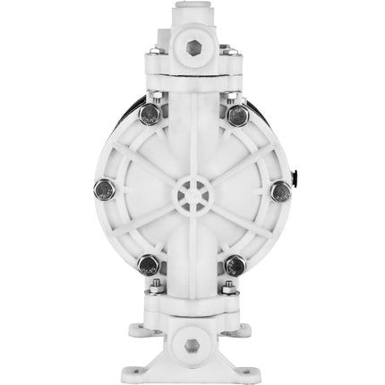 Air-Operated Double Diaphragm Pump, PTFE, 2.5 GPM, 1/2 in