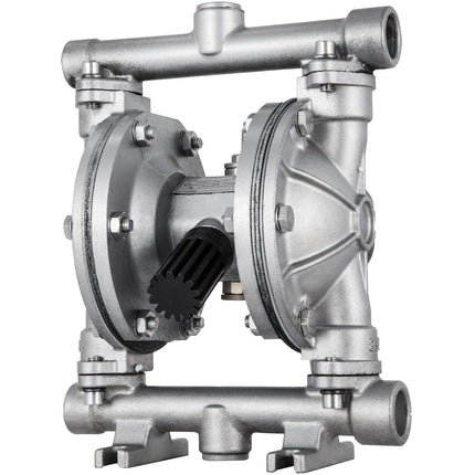 Air-Operated Double Diaphragm Pump, SS, PTFE, 3 GPM