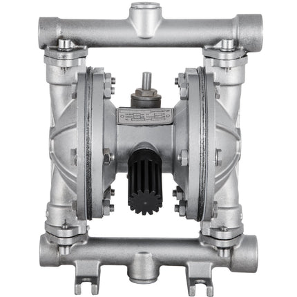 Air-Operated Double Diaphragm Pump, SS, PTFE, 3 GPM