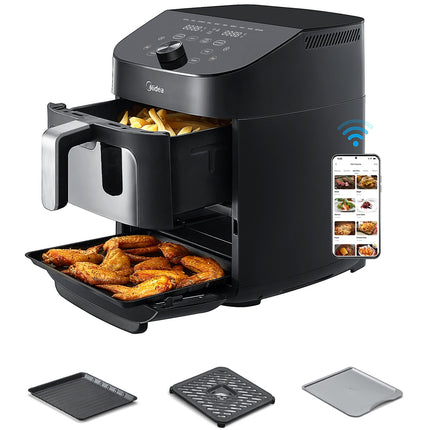 Airfryer 2 in 1 Combination with Oven 6.4 + 4.4 Liter