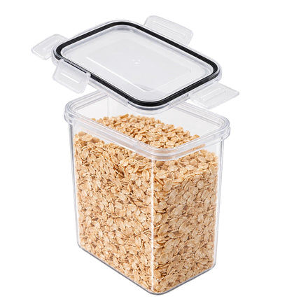 Airtight Food Storage Container Set with Click-Lock Lids, 10 Pieces, Mid-Height