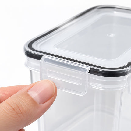 Airtight Food Storage Container Set with Click-Lock Lids, 10 Pieces, Mid-Height