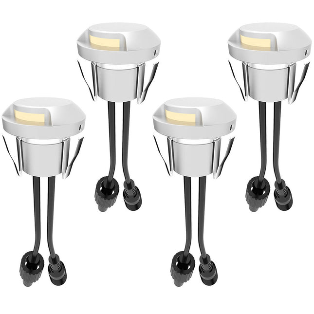 Allan Steplight kit 4-pack incl power adapter 12V 3000K 5lm IP67