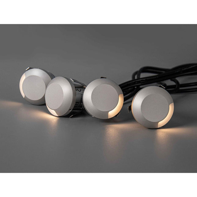 Allan Steplight kit 4-pack incl power adapter 12V 3000K 5lm IP67