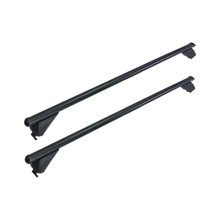 Aliuminio stogo skersiniai uždariems stogo skersiniams, juodi, 135 cm