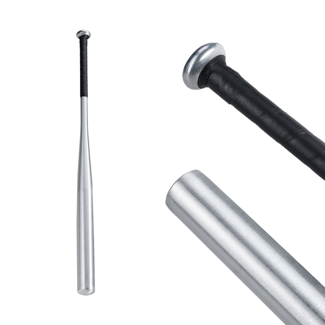 Aliuminio beisbolo lazda sidabro spalvos