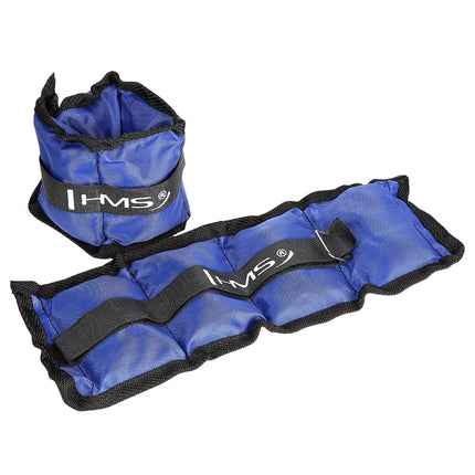 Čiurnos ir riešo svarmenys, mėlyni, 2 x 0,7 kg